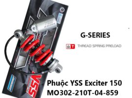 Phuộc YSS G-EURO Exciter 150/ Exciter 155 302-210T-04-859, Phuộc YSS Yamaha Exciter giá tốt nhất nhập khẩu trực tiếp từ Thái Lan.