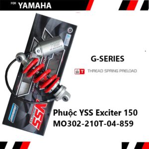 Phuộc YSS G-EURO Exciter 150/ Exciter 155 302-210T-04-859, Phuộc YSS Yamaha Exciter giá tốt nhất nhập khẩu trực tiếp từ Thái Lan.