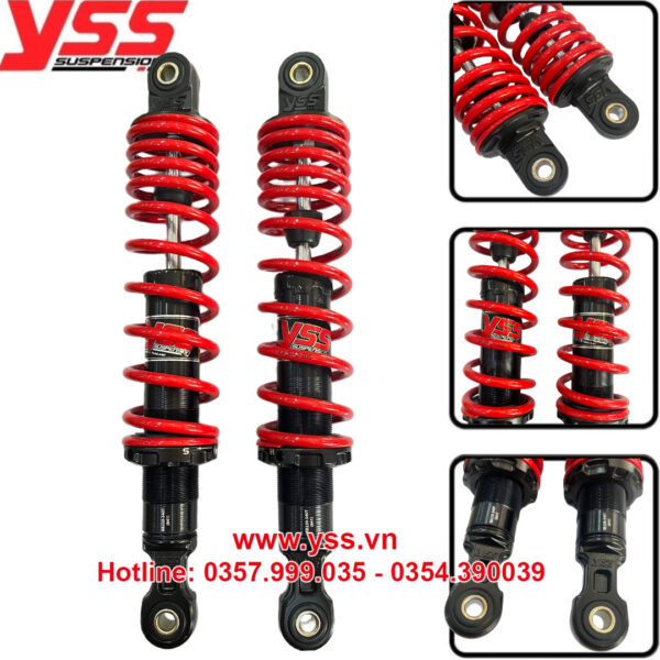 Phuộc YSS Wave, Future, Dream, Axelo, Viva, Xbike, Blade Hybrid (Đỏ)✅Nhập khẩu chính hãng YSS Thái Lan bởi YSS.VN✅Thông Số YSS: RB220-340T-38-85P-X