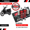 Phuộc YSS Yamaha Sirius, Jupiter G-Series✅Nhập khẩu chính hãng YSS Thái Lan bởi YSS.VN✅Thông Số Phuộc YSS: RC302-280T-14-5-X