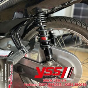 Phuộc YSS Yamaha Sirius, Jupiter Hybrid (Đen-Đen)✅Nhập khẩu chính hãng YSS Thái Lan bởi YSS.VN✅Thông Số Phuộc YSS: RB220-280P-31-88P