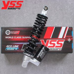 PHUỘC YSS G-SERIES Yamaha Neo's mẫu mới 2025 bình dầu thẳng Đen Lò xo đen bình dầu dưới nhập khẩu chính hãng thái lan bởi YSS.VN. Mã số: OK302-330T-05-888