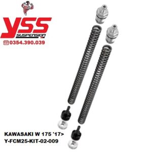 Bộ Nâng Cấp Phuộc Trước YSS KAWASAKI W175 Fork Upgrade Kit chính hãn nhập khẩu Thái Lan bởi công ty YSS.Vn , Mã sản phẩm : Y-FCM25-KIT-02-009