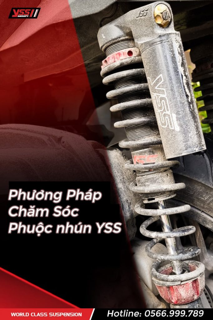 Cách vệ sinh Phuộc nhún YSS