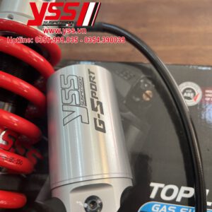 Phuộc YSS Yamaha FZ150i/ YZF/ TFX/ R15/ MT15 (ĐỎ BẠC) ✅Nhập khẩu chính hãng YSS Thái Lan bởi YSS.VN✅Thông Số Phuộc YSS: MX302-265TR-19-859