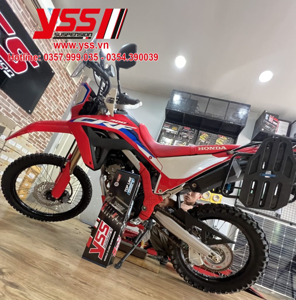 Phuộc YSS Honda CRF 300 RALLY 2021 chính hãng, Phuộc CRF 300 RALLY, Mã :MZ456-415TR-07 Phân phối phuộc YSS Chính Hãng Toàn Quốc.