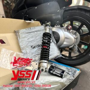 Phuộc Yss sau Piaggio Liberty bình dầu ngang YSS.VN hiện là nhà phân phối Phuộc YSS Liberty trên toàn quốc giá tốt nhất.