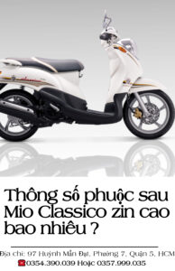 Thông số phuộc sau Mio Classico zin cao bao nhiêu ? Chọn mua phuộc sau nào cho xe Mio Classico ? Nhập khẩu chính hãng YSS Thái Lan bởi YSS.VN
