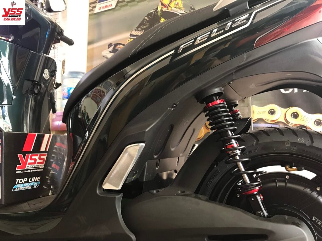 Phuộc YSS xe điện Vinfast Feliz/Feliz S Z-SPORT (cao = zin) nhập khẩu chính hãng bởi YSS.VN, Nhà phân phối Giảm Xóc YSS giá tốt nhất cho khách sỉ và lẻ
