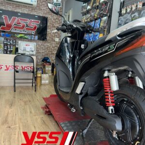 Phuộc YSS xe điện Vinfast Feliz/Feliz S Đỏ Bạc (Gắn thấp hơn zin 1.5mm) YSS.VN giá tốt nhất nhập khẩu trực tiếp từ Thái Lan