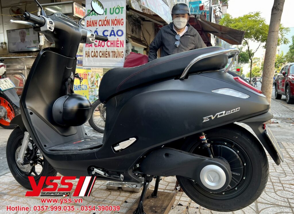 Giảm xóc cho xe điện Evo 200 nhún có êm không ? Nhập khẩu chính hãng YSS Thái Lan bởi YSS.VN ✅Chính hãng YSS Thái Lan