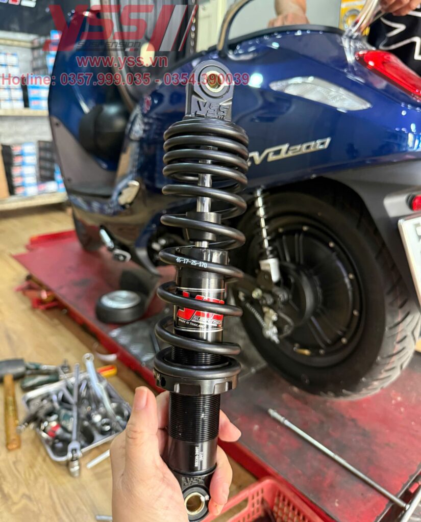 Giảm xóc cho xe điện Evo 200 nhún có êm không ? Nhập khẩu chính hãng YSS Thái Lan bởi YSS.VN ✅Chính hãng YSS Thái Lan