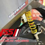 Phuộc Xe Điện Quantum (Lò xo vàng, Bình dầu đen) nhập khẩu chính hãng bởi YSS.VN. giàm xóc Phuộc Xe Điện Quantum giá tốt nhất.